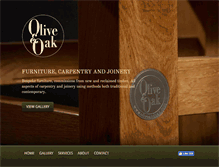 Tablet Screenshot of oliveandoak.com